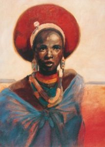 Zulu Girl print by Tony Hudson