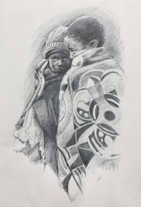 Bosotho Herdboys print by Tony Hudson